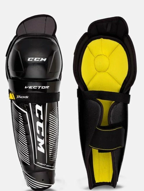 CCM Junior Vector Hockey Shin Pads 3 CCM Junior Vector Hockey Shin Pads