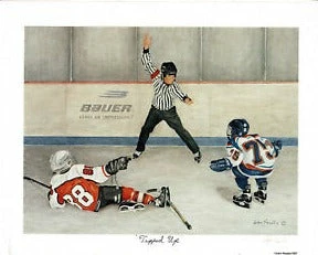 Bauer "Tripped Up" John Newby Print 3 Bauer "Tripped Up" John Newby Print