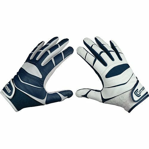 Cutters Senior X40 Football Gloves - Navy 3 Cutters Senior X40 Football Gloves - Navy