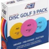 Disc Golf 3 Pack Starter Set Miscellaneous