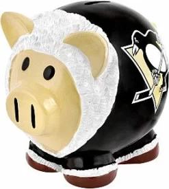 Forever Collectibles Licensed NHL "Pig Leaguers" Team Piggy Bank