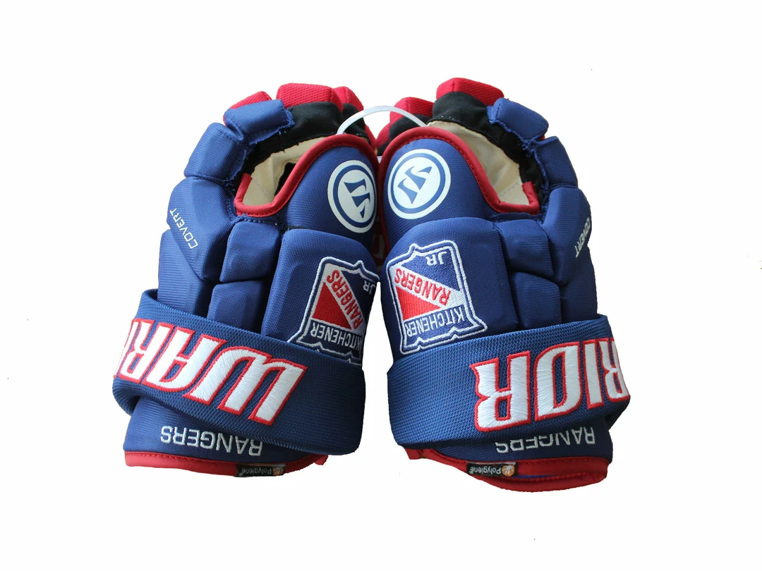 Warrior Junior Kitchener Jr Ranger Custom Hockey Gloves 3 Warrior Junior Kitchener Jr Ranger Custom Hockey Gloves