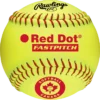 Baseball Rawlings Red Dot Softballs