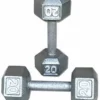 York 20 Lb Hex Dumbells