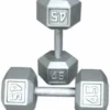 York 45 LB Hex Dumbells