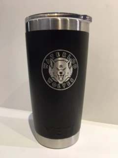 Yeti 20 Oz. Rambler Tumbler With Engraved Logo