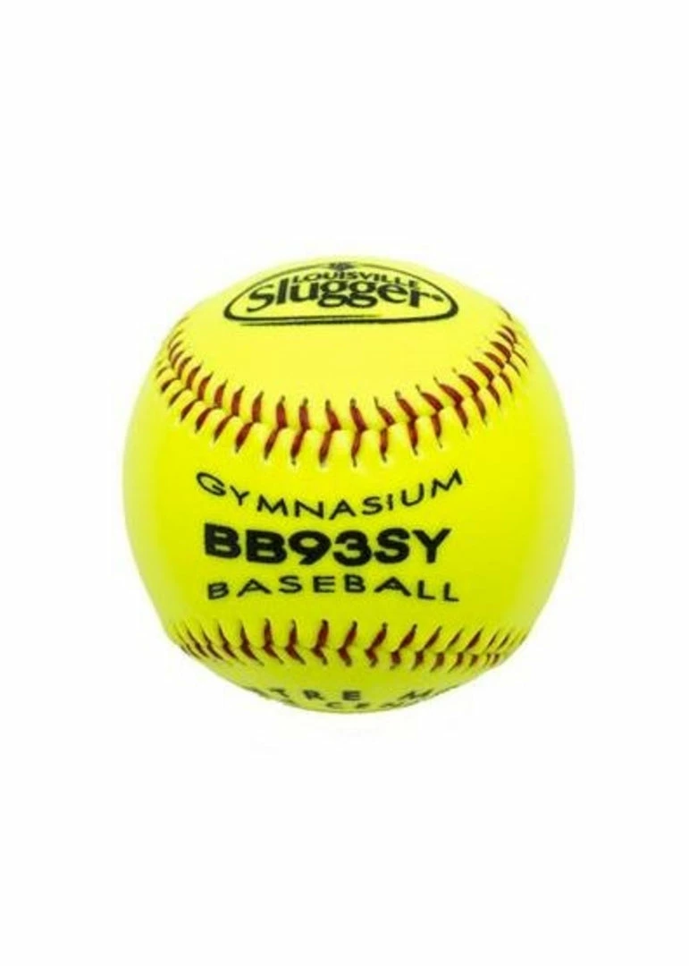 Louisville Slugger 9" Indoor Yellow Baseball 3 Louisville Slugger 9" Indoor Yellow Baseball