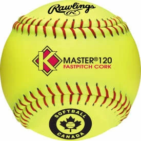Rawlings K-Master 120 Fastpitch Softballs 3 Rawlings K-Master 120 Fastpitch Softballs