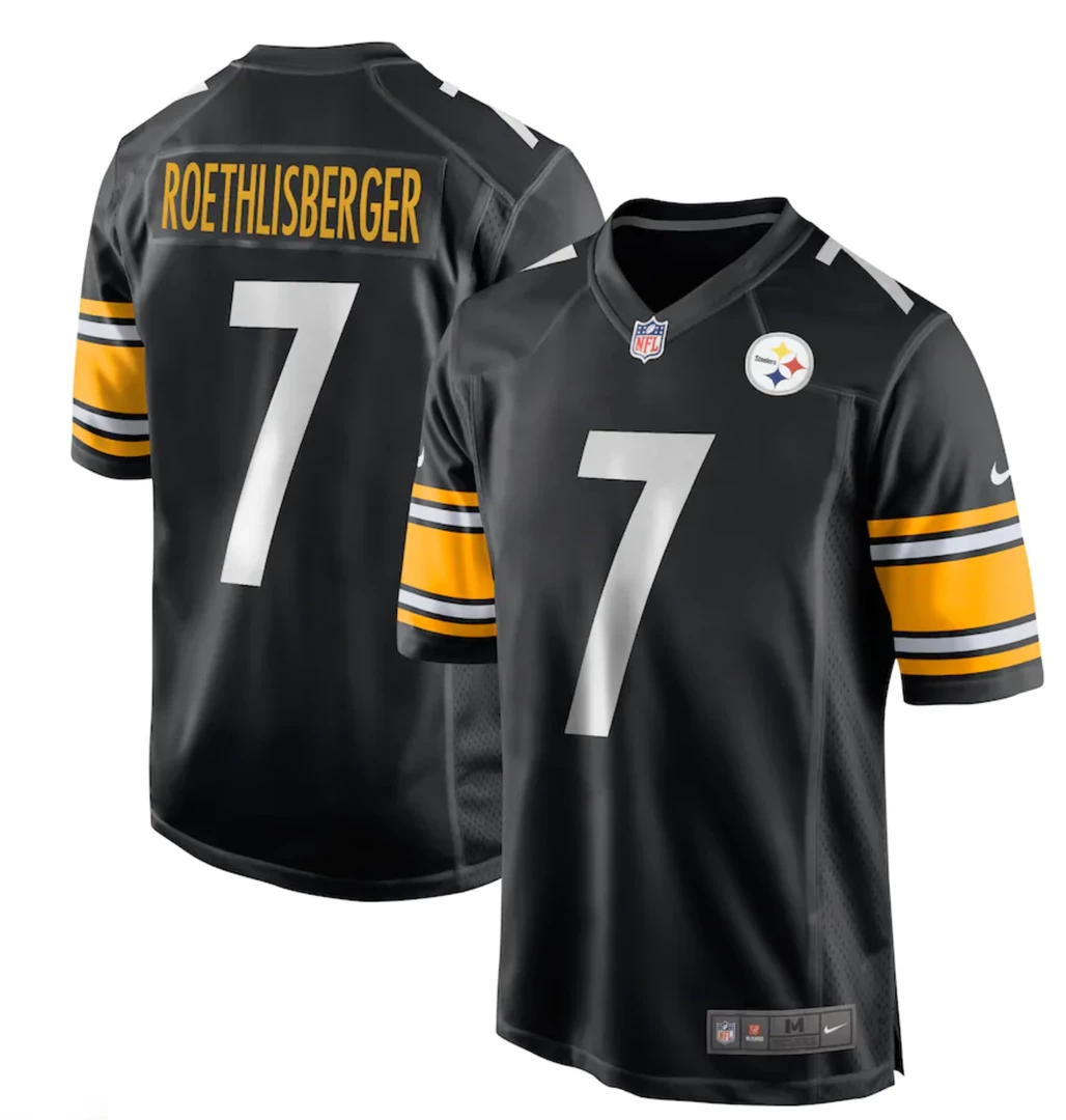Nike Licensed NFL Pittsburg Steelers Roethlisberger Jersey 3 Nike Licensed NFL Pittsburg Steelers Roethlisberger Jersey